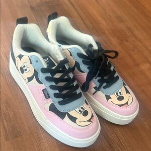 Disney Mickey Mouse Kids Sneakers - Pink and Blue